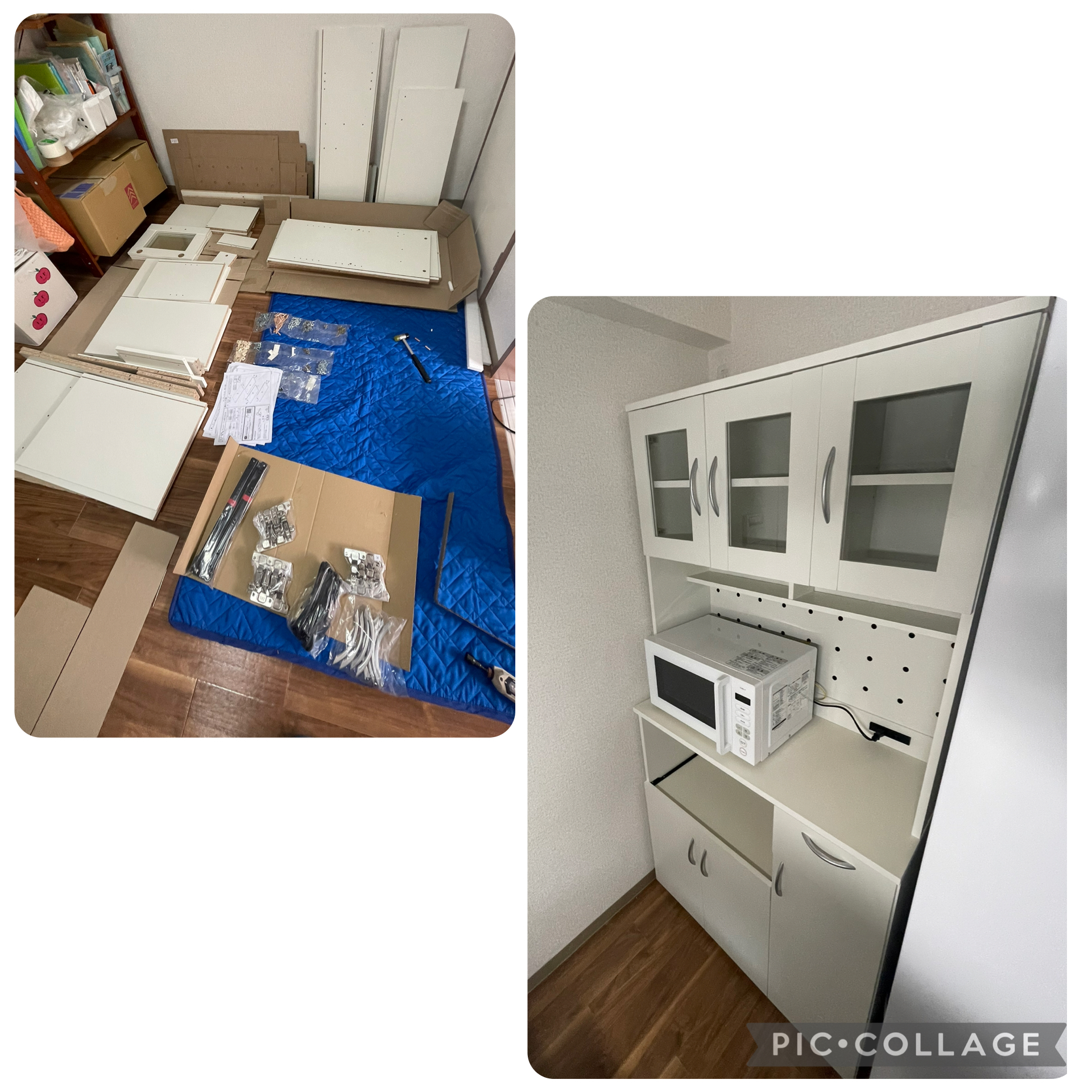 家具組立ーキッチンボード