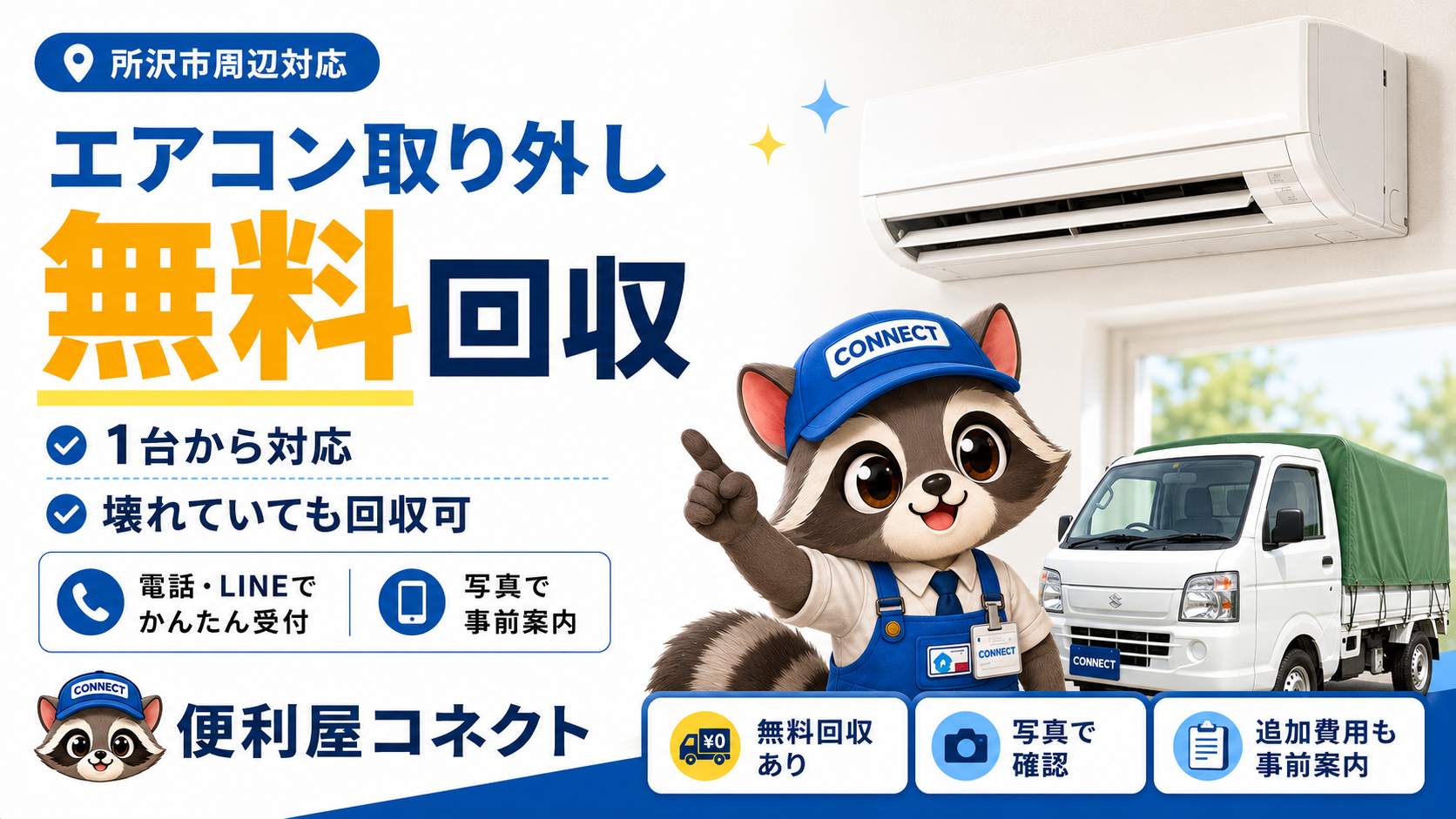 エアコン取り外し回収LP 回収イメージ