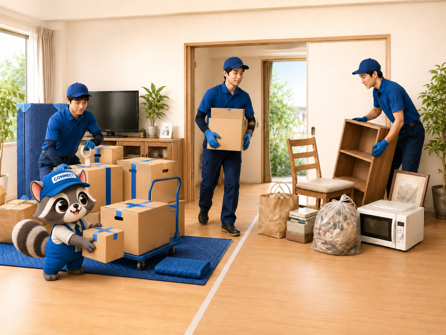 所沢引越しconnectの引越しと不用品回収