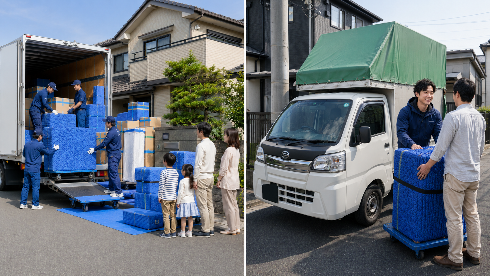 大手とconnectの引越し比較